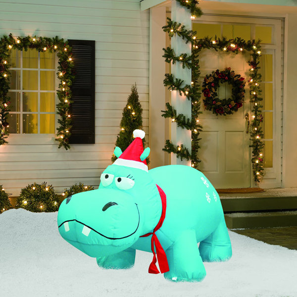The Holiday Aisle® Hippo Inflatable & Reviews  Wayfair